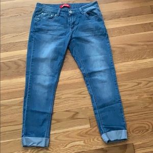Cuffed Jean capris, size 11
